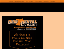 Tablet Screenshot of ohiorentalequipment.com